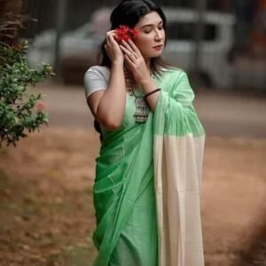 রুচিশীল ডিজাইন এন্ডি কটন সুতি শাড়ি