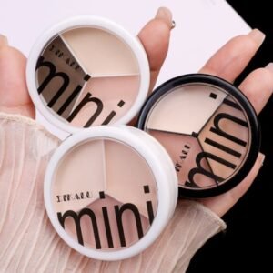 Sweet Mint Concealer, Tri-color Concealer Palette of Covers Acne Marks Dark Circles