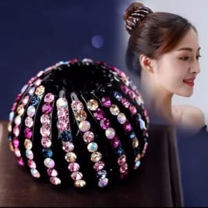New Women Rhinestone Claw Girl High Ponytail Clip