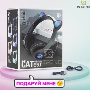 AP-TechWireless LED Bluetooth Cat Ear Headphonesl aga