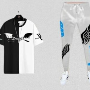 Premium Quality Stylist Printed T-Shirt & Full pant for man(লকেট হবে না)