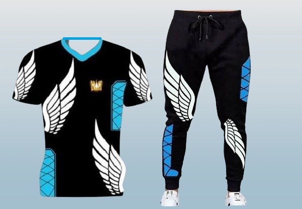 Premium Quality Stylist Printed T-Shirt & Full pant for man