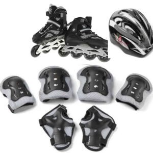 Skating shoe with set