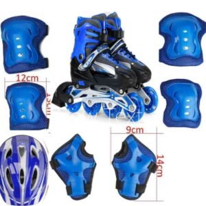 Skating shoe with set