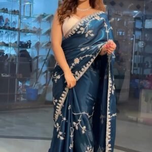 ইন্ডিয়ান জর্জেট শাড়ি