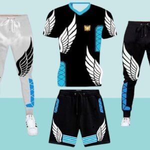 Half Sleeve T-Shirt & pant 4 pics Set