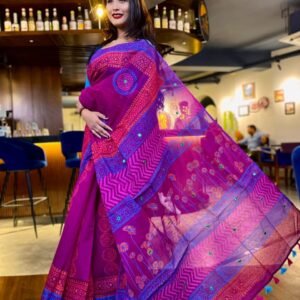 হাফ সিল্ক শাড়ি