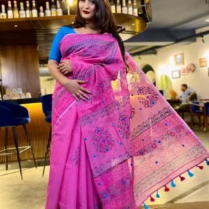 হাফ সিল্ক শাড়ি