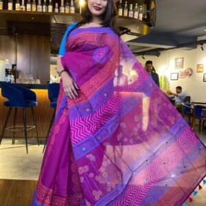 হাফ সিল্ক শাড়ি