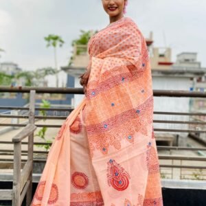 হাফ সিল্ক শাড়ি