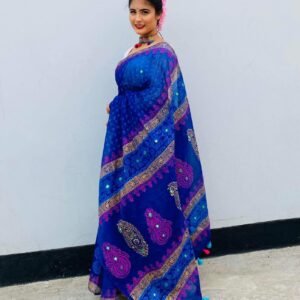 হাফ সিল্ক শাড়ি