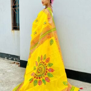 হাফ সিল্ক শাড়ি