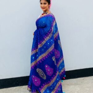 হাফ সিল্ক শাড়ি