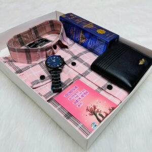 চেক শার্ট কম্বো সেট