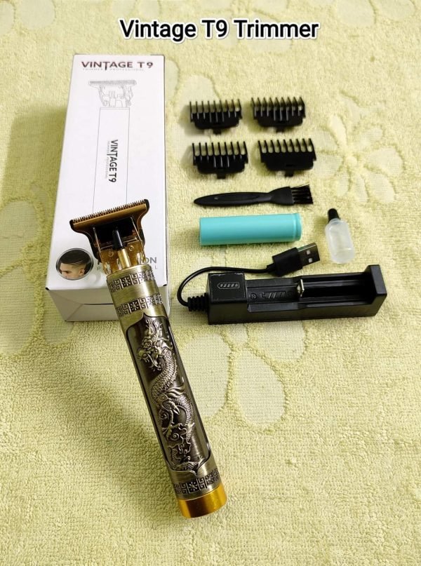 Vintage T9 Hair Cutting Machine Hair Trimmer Recharge Professional Cordless Hair Trimmer
