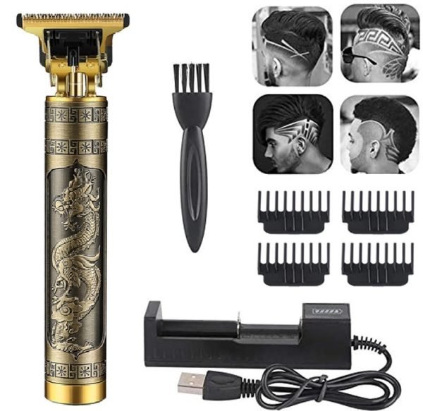 Vintage T9 Hair Cutting Machine Hair Trimmer Recharge Professional Cordless Hair Trimmer - Image 2