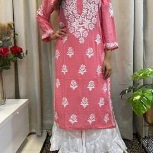 ইন্ডিয়ান আরি সুতার কাজ করা রেডিমেড থ্রি পিস