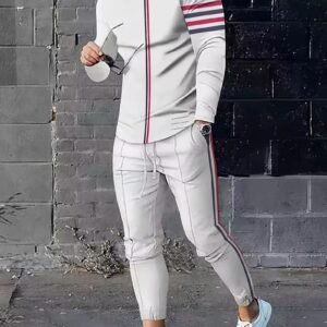 Product details of New Fashion full Sleeves T-Shirt & Full Pant Combo (Set) for Man