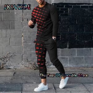 Product details of New Fashion full Sleeves T-Shirt & Full Pant Combo (Set) for Man