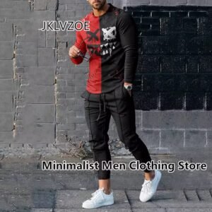 Product details of New Fashion full Sleeves T-Shirt & Full Pant Combo (Set) for Man