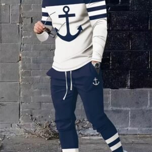 Product details of New Fashion full Sleeves T-Shirt & Full Pant Combo (Set) for Man