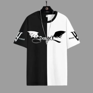 Stylish Half Sleeve T-shirt(লকেট হবে না)