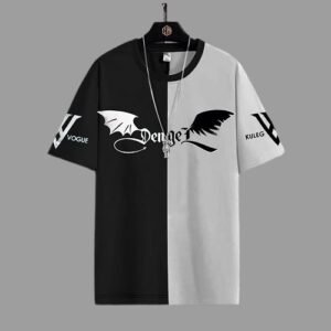 Stylish Half Sleeve T-shirt(লকেট হবে না)