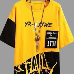 Stylish Half Sleeve T-shirt(লকেট হবে না)