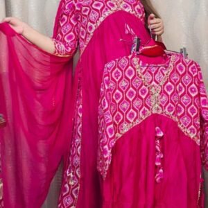 🥰নিউ আলিয়া কাট থ্রি পিস😍