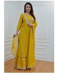 🥰নিউ আলিয়া কাট থ্রি পিস😍