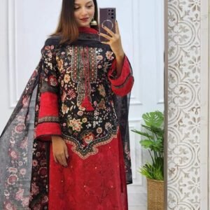 আন স্টিচড থ্রি পিস