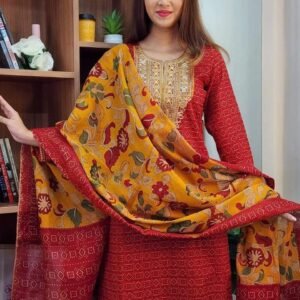 আন স্টিচড থ্রি পিস