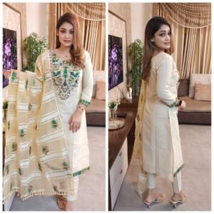 🇧🇩আন স্টিচড থ্রি পিস🇧🇩