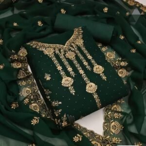 Embroidary georjet 4 pcs