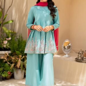 এমব্রয়ডারি ডায়মন্ড জর্জেট(থ্রি -পিস)