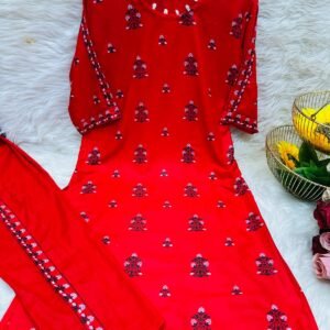 কামিজ স্টাইলের প্রিন্টের টু-পিস