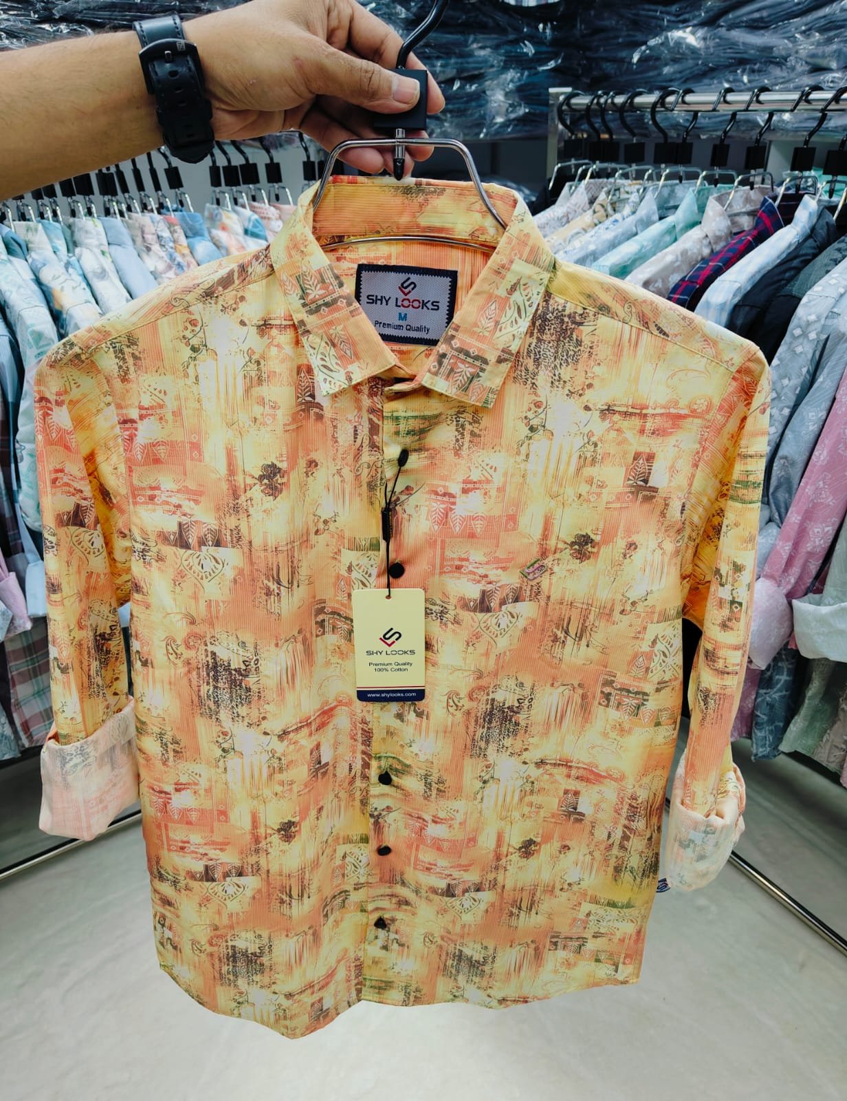 *full Sleeve Digital Print Shirt for Men's*