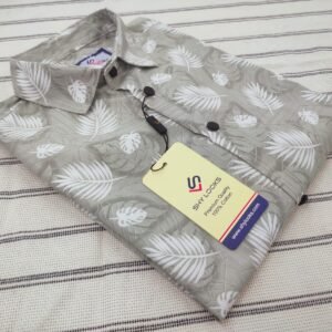 Pure Cotton full Sleeve Print Shirt for Men's*