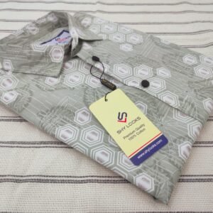 Pure Cotton full Sleeve Print Shirt for Men's*