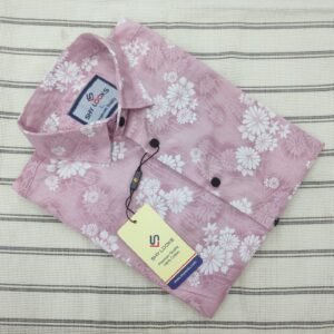 Pure Cotton full Sleeve Print Shirt for Men's