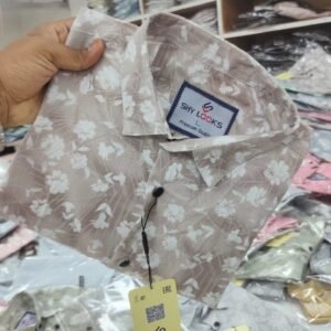 Pure Cotton full Sleeve Print Shirt for Men's