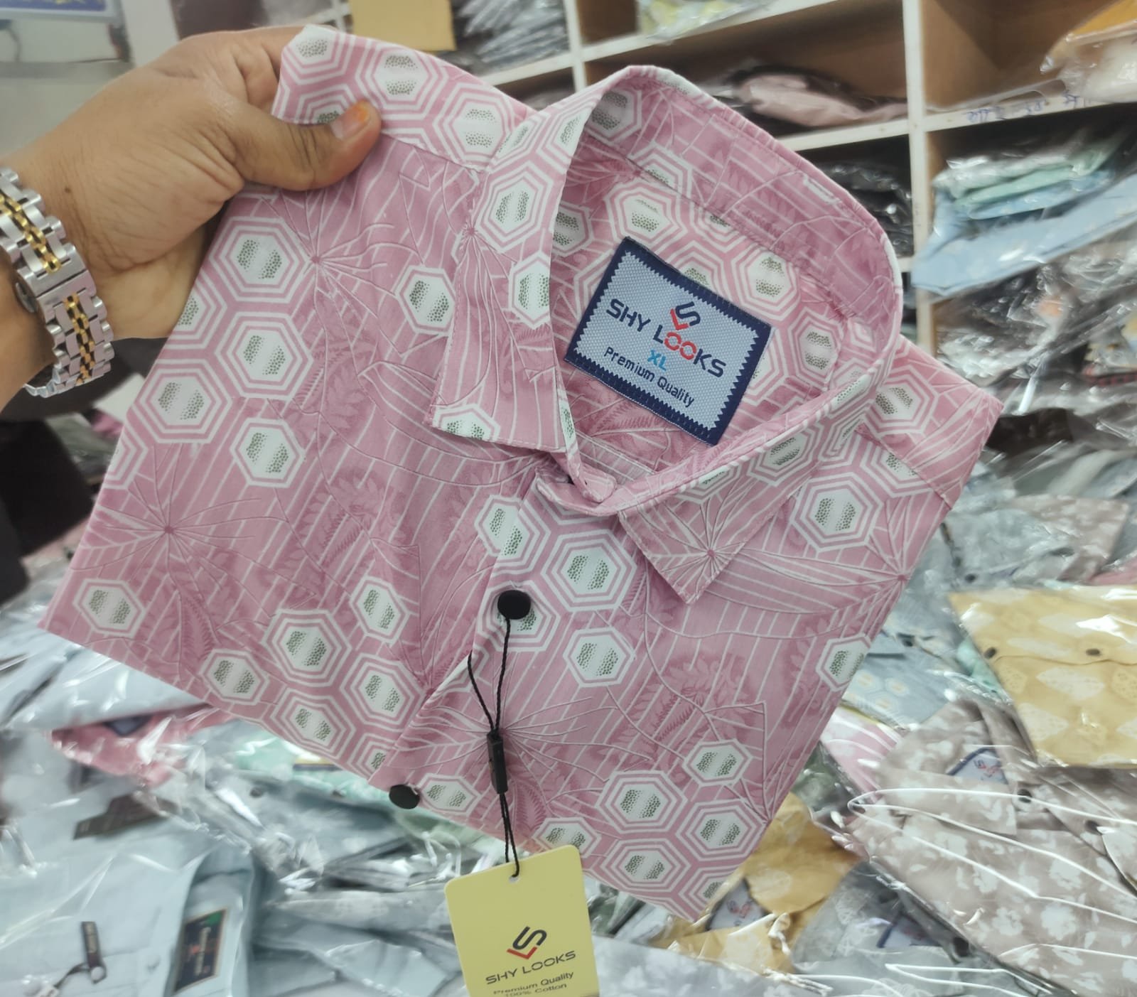 Pure Cotton full Sleeve Print Shirt for Men's