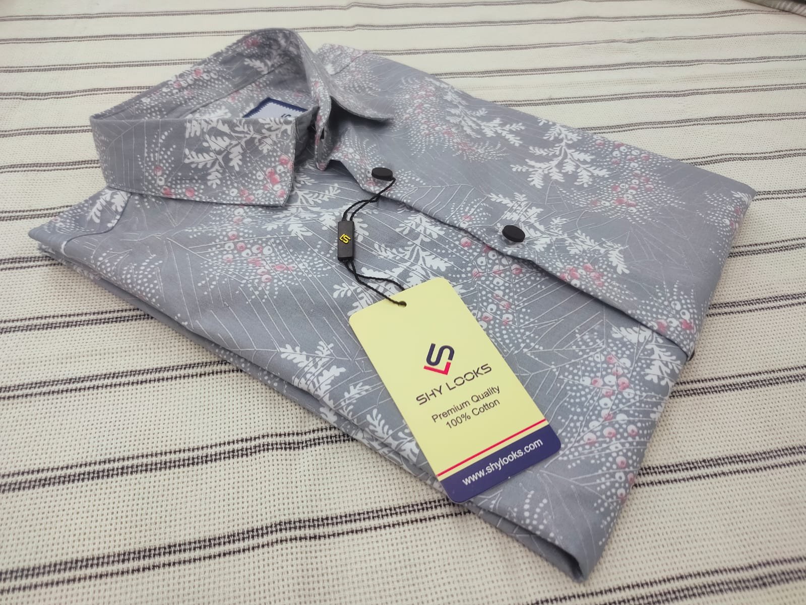 Pure Cotton full Sleeve Print Shirt for Men's