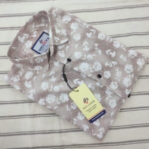 Pure Cotton full Sleeve Print Shirt for Men's