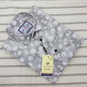 Pure Cotton full Sleeve Print Shirt for Men's