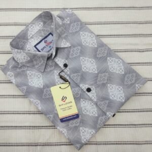 Pure Cotton full Sleeve Print Shirt for Men's