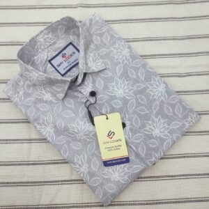 Pure Cotton full Sleeve Print Shirt for Men's