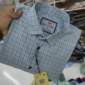 *Cotton full Sleeve Check Shirt for Men's