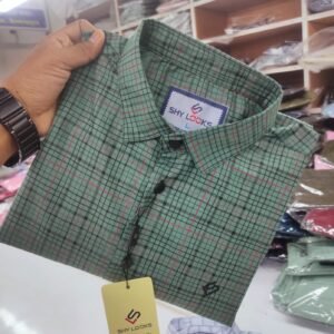 *Cotton full Sleeve Check Shirt for Men's