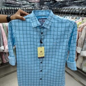*Cotton full Sleeve Check Shirt for Men's